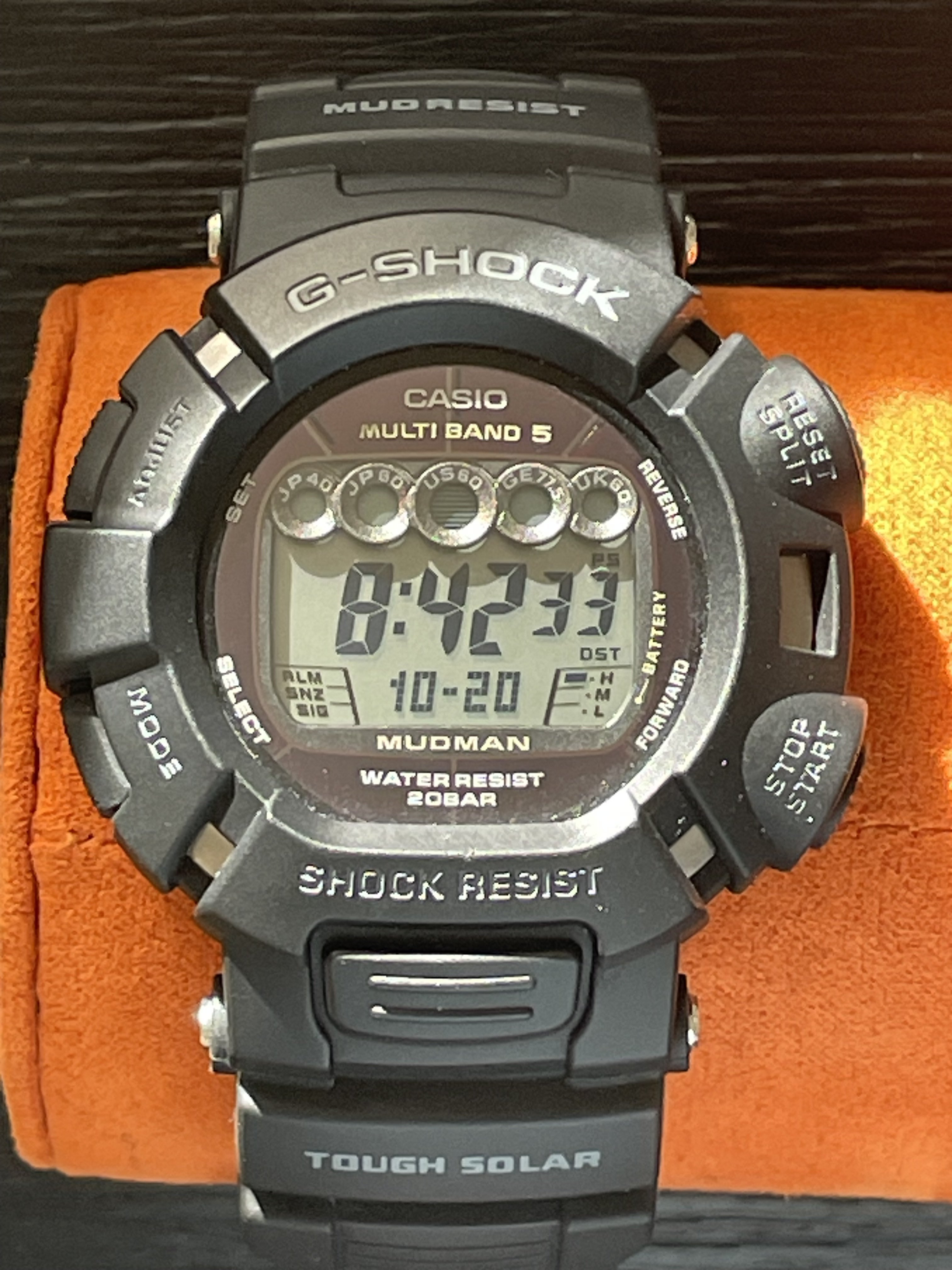 Rare Casio Mudman gw 9000 solar atomic mint | WatchCharts Marketplace