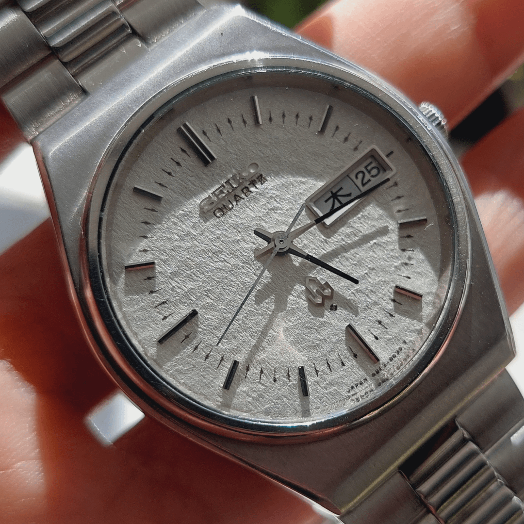 SW006 SEIKO snow flake 4803-8010 クォーツ Seiko Quartz Watch 4803-8010 case no.672011, made in Japan