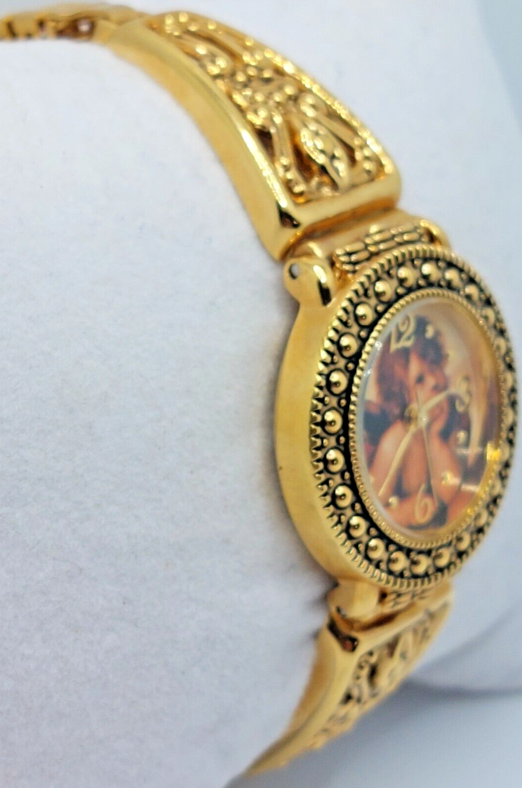Women Sii Watch Seiko Gold Tone Stretch F67611-7 Raphaels