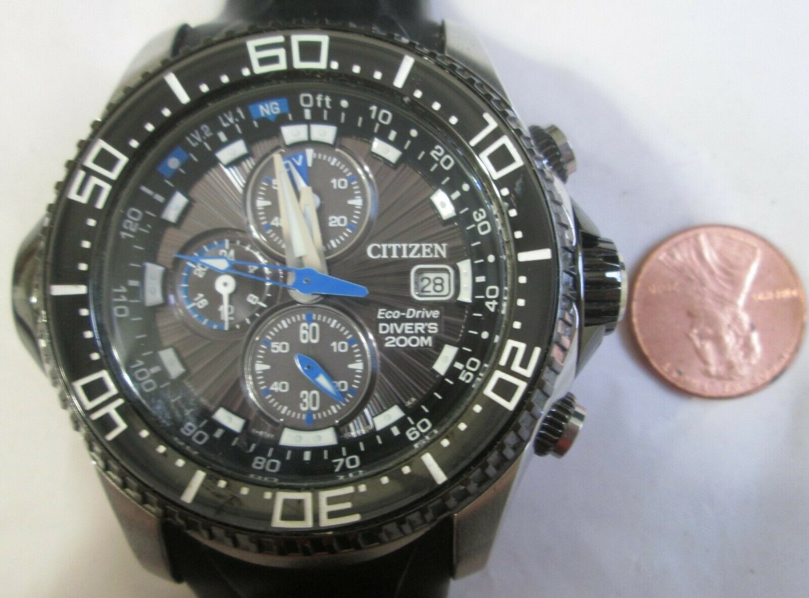 Citizen Eco-Drive Diver's 200M Chronograph Watch B741-S066450 with