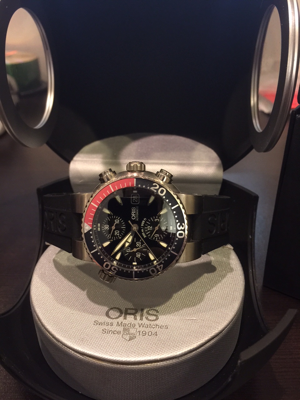 FSOT Oris TT1 Divers Titanium 300m Chronograph Automatic