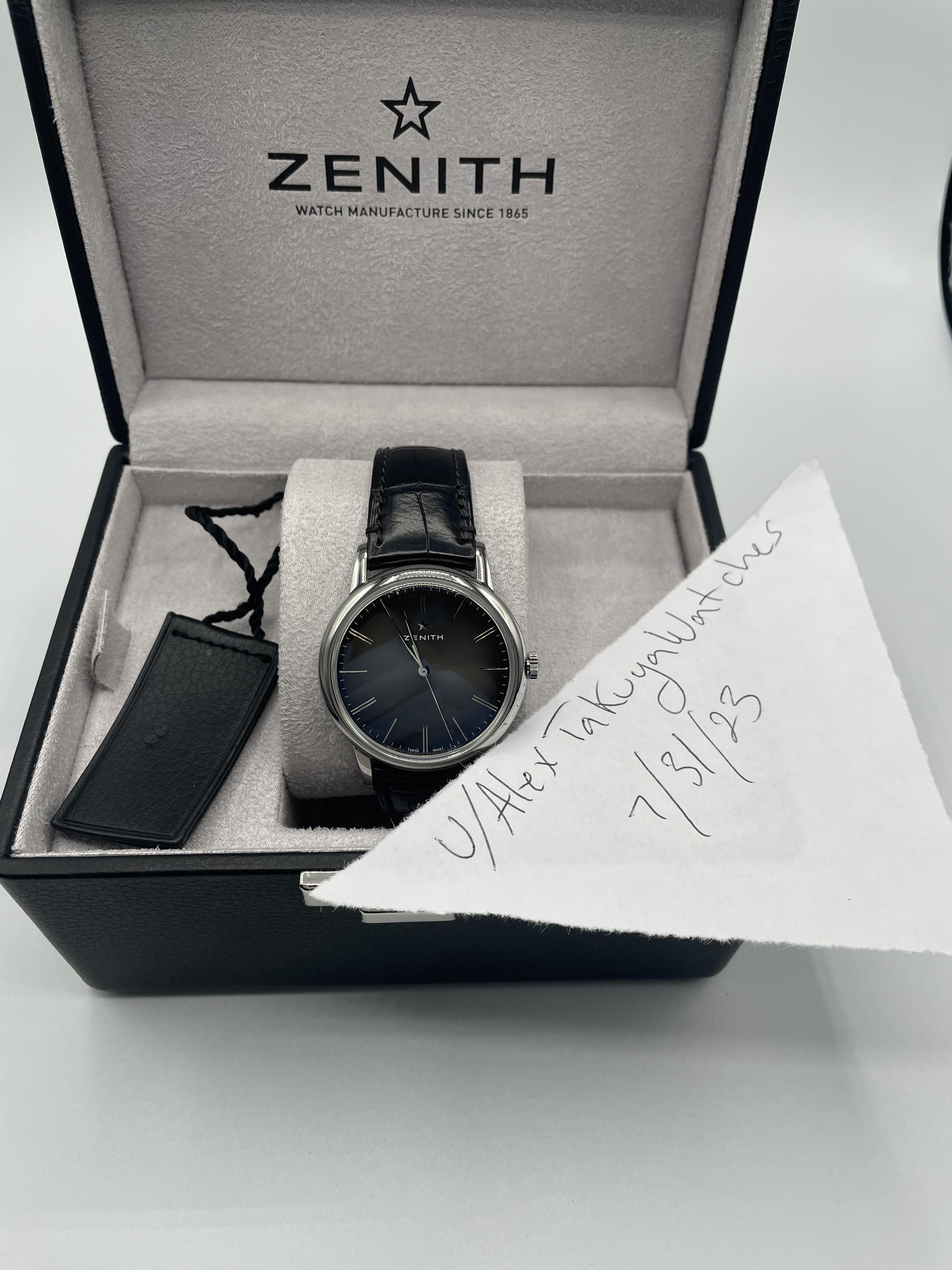 zenith elite watches