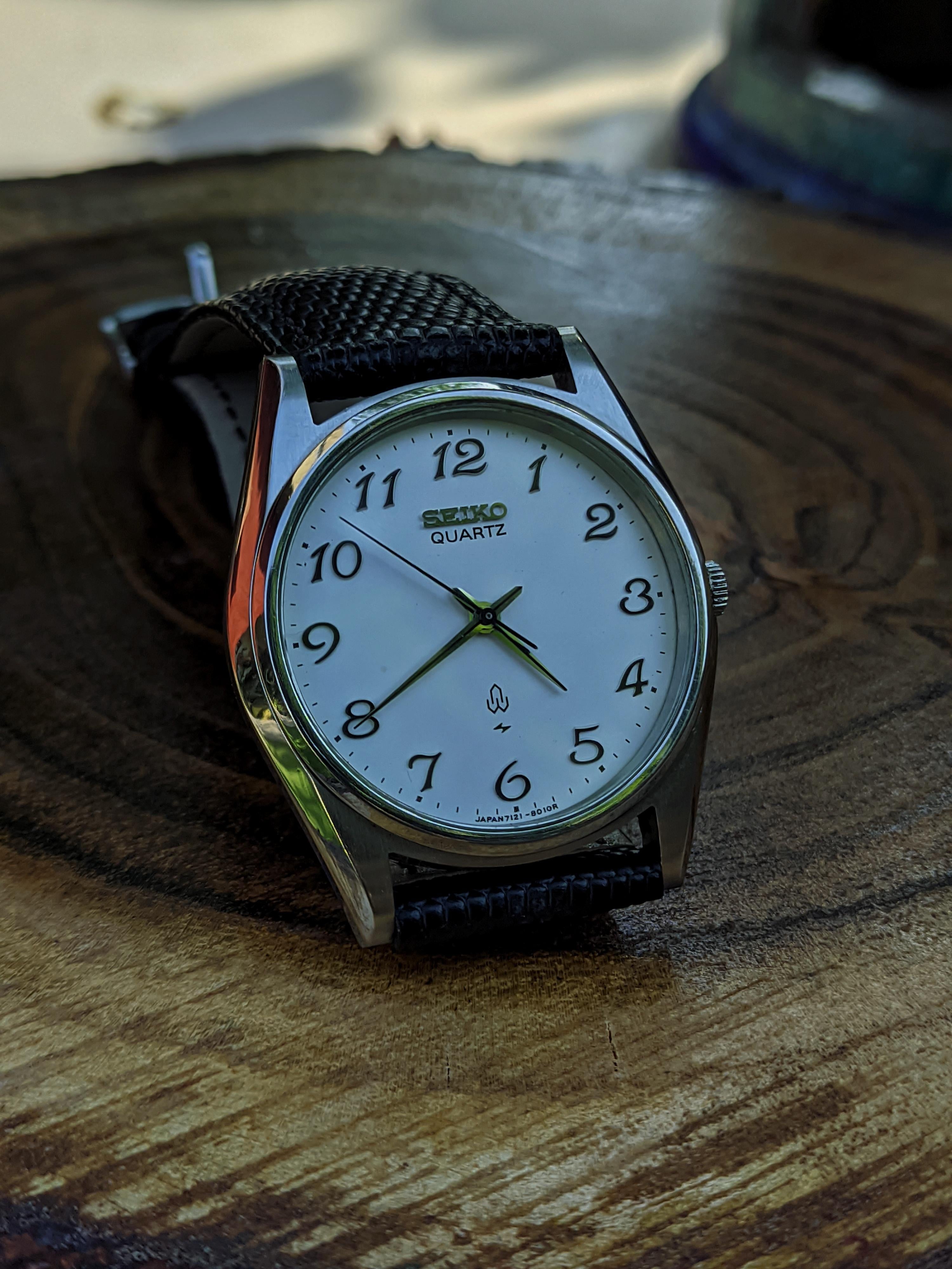 WTS] Seiko 7121-8000 quartz stainless steel Breguet numerals $150 