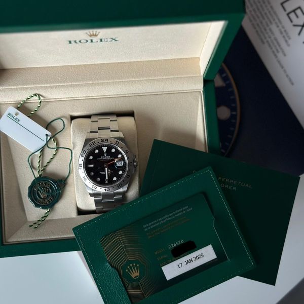 [WTS] Rolex Explorer II Black Dial 226570 Full Set 2025! PRICE DROP ...