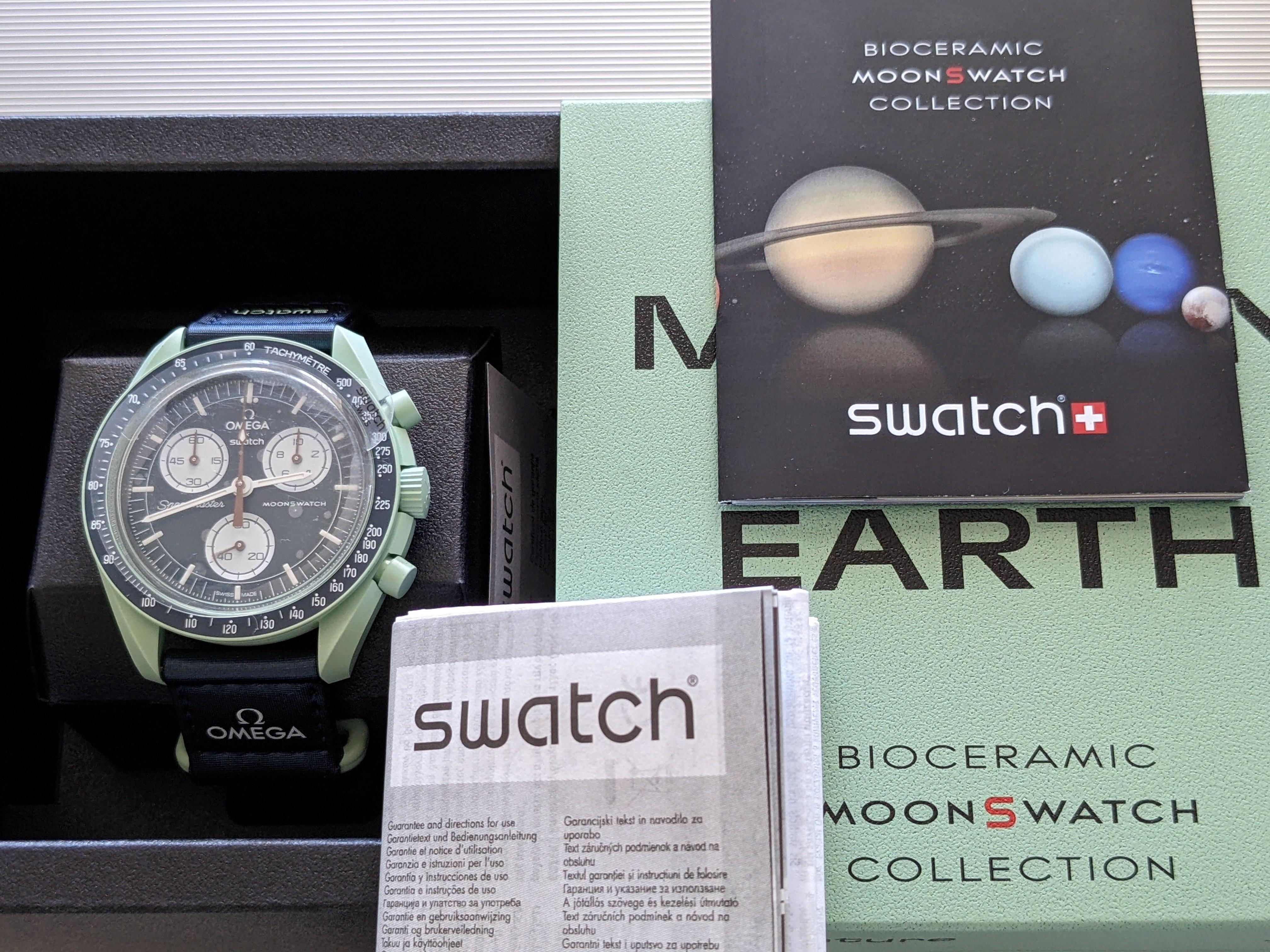 350 USD] New Swatch x Omega Moonswatch Mission on Earth