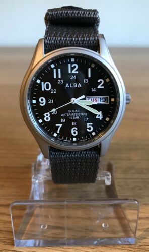 Alba (Seiko) SOLAR Military Field Watch - New, Unworn, Boxed - Rare Japan  Import | WatchCharts