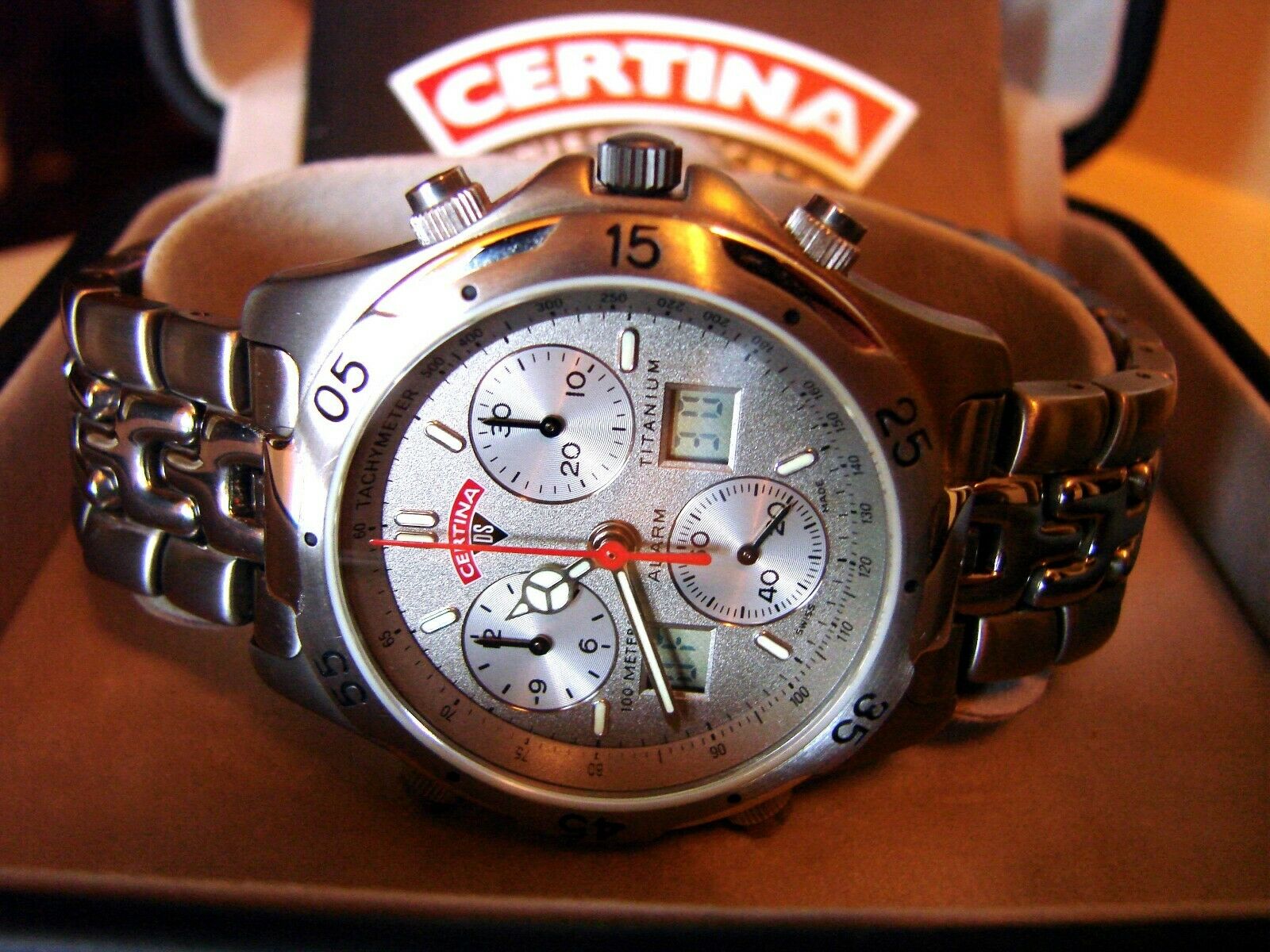 Certina ds hot sale chronograph titanium