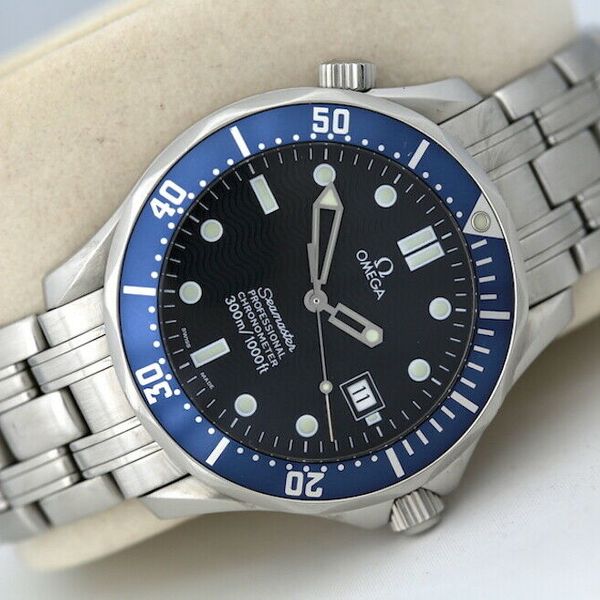 Omega Seamaster Professional Blue Full Size Automatic Watch 2531.80 