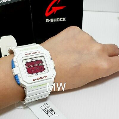 Casio G-Shock G-Lide GLS-5500P-7 Rare Digital White Mens Casio G-Shock G-Lide GLS-5500P-7 Rare Digital White Mens