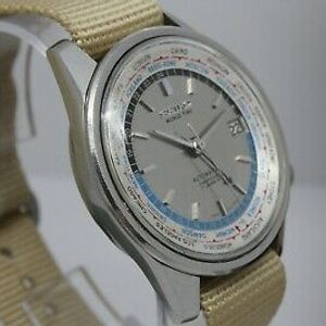 VINTAGE 1966 Seiko World Time GMT ASIAN GAMES 6217-7010 = BOX 