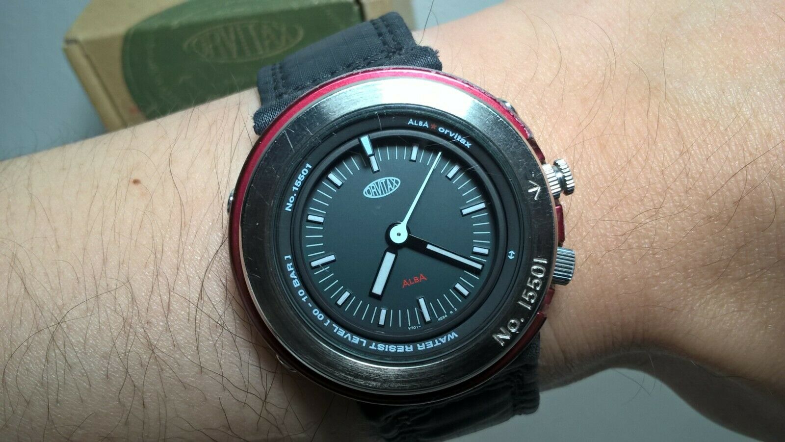 Obscure Shrouded Seiko Alba Orvitax V701-2K40 with Original Strap