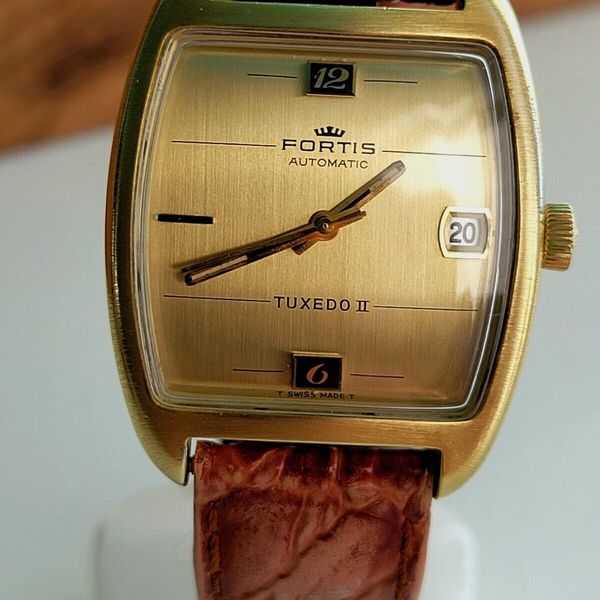 Vintage store Automatic 1976 Fortis Mens Watch with Metal Strap