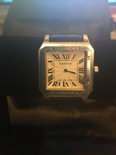 Vintage Cartier Paris 925 Argent Plaqueorg 20m Swiss 8832m for