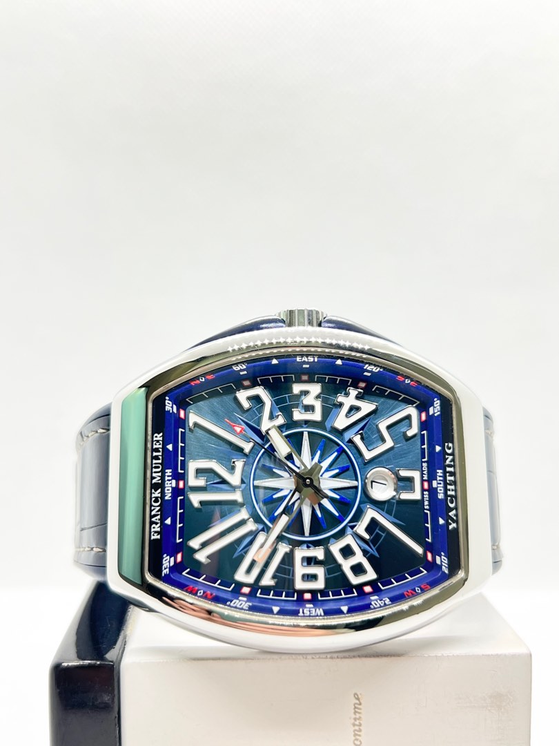 Pre Owned Franck Muller Vanguard V45 SC DT Yachting Blue Dial