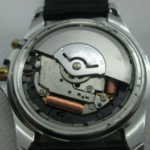 SEIKO KINETIC 5M43-0D00 DAYDATE 18KGP/STAINLESS STEEL QUARTZ MENS