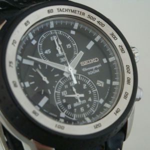 Seiko Alarm Chronograph. 7T62-0HL0. Gents watch. Rare sports model