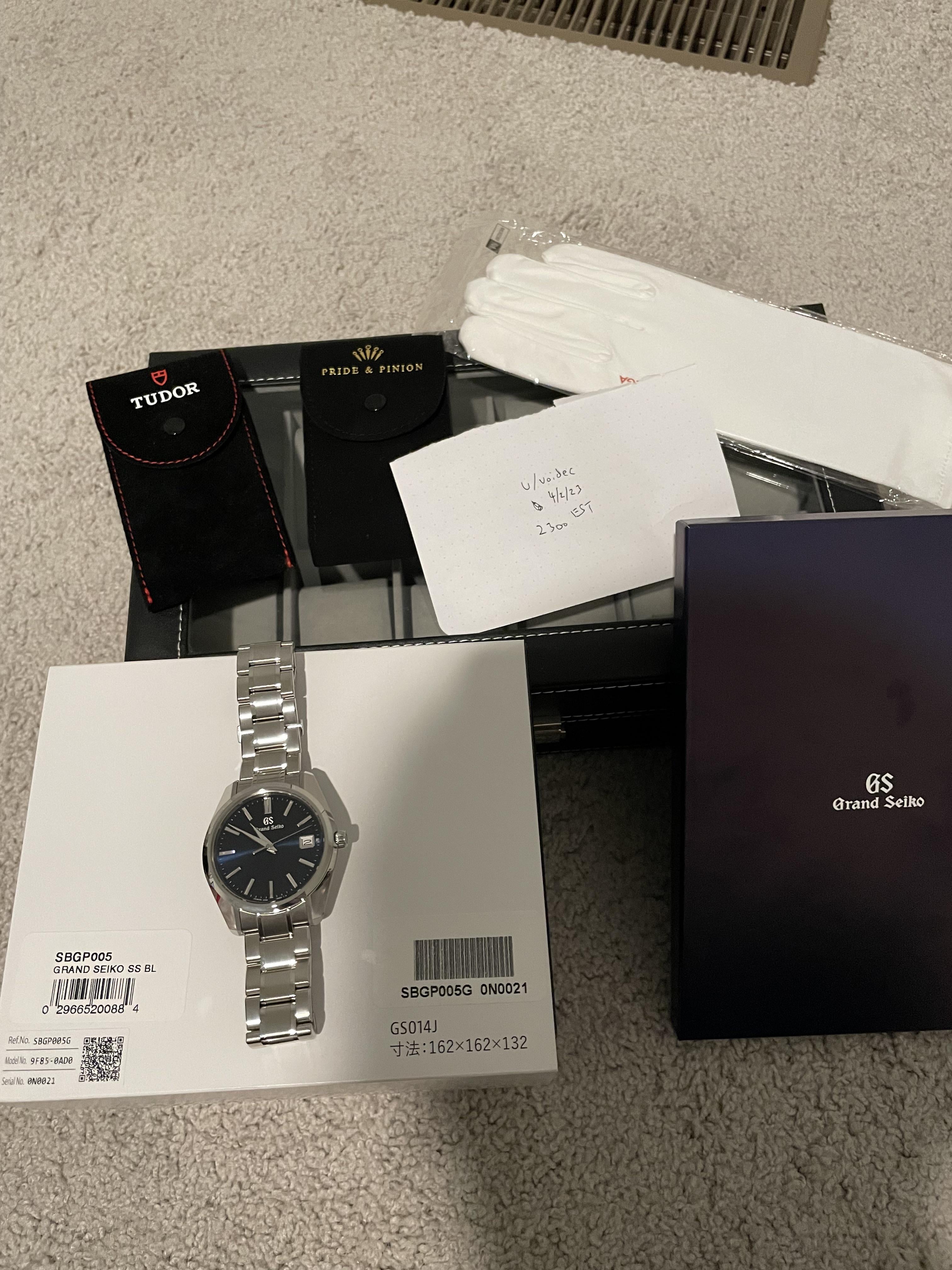 WTS] Grand Seiko Heritage Midnight Blue SBGP005 and More | WatchCharts