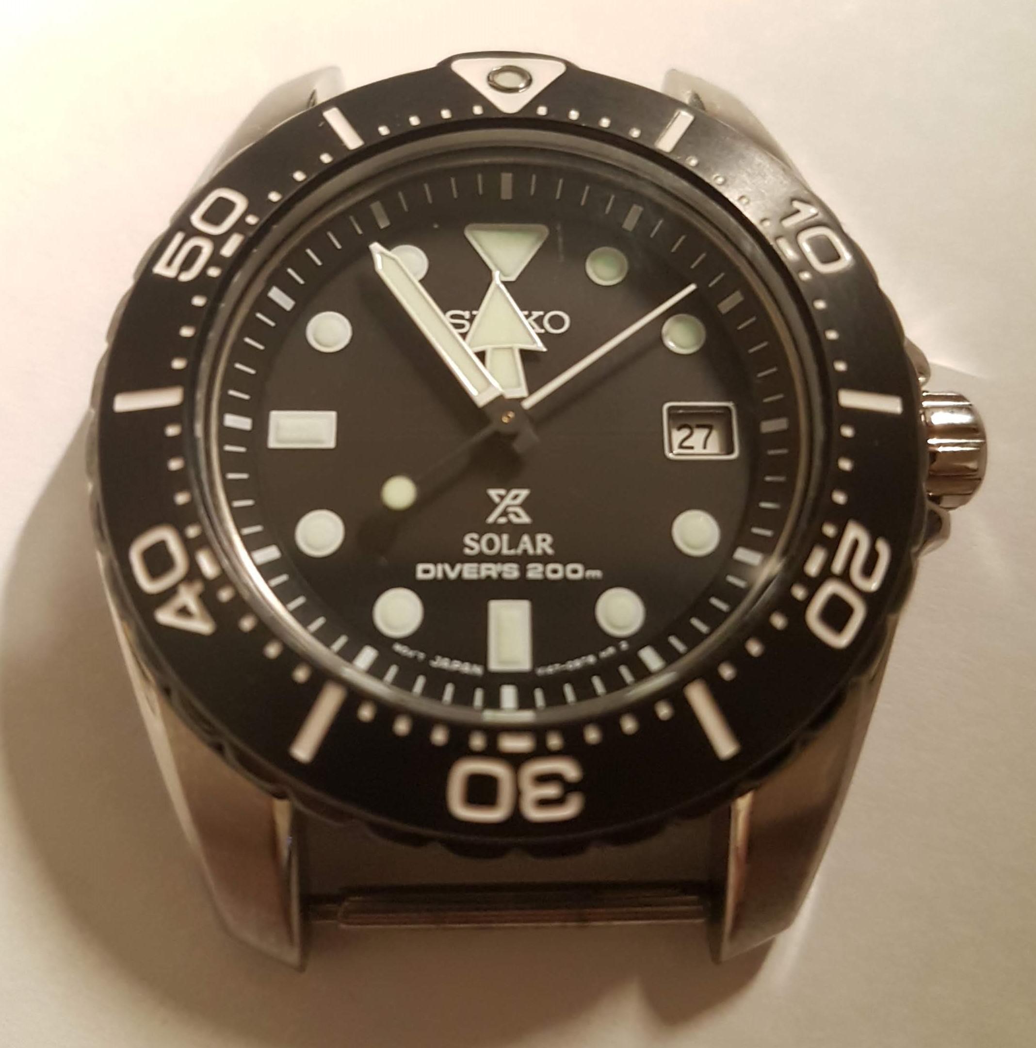 WTS] Seiko SBDN019 Solar Dive Watch, Pre-owned, No bracelet | WatchCharts