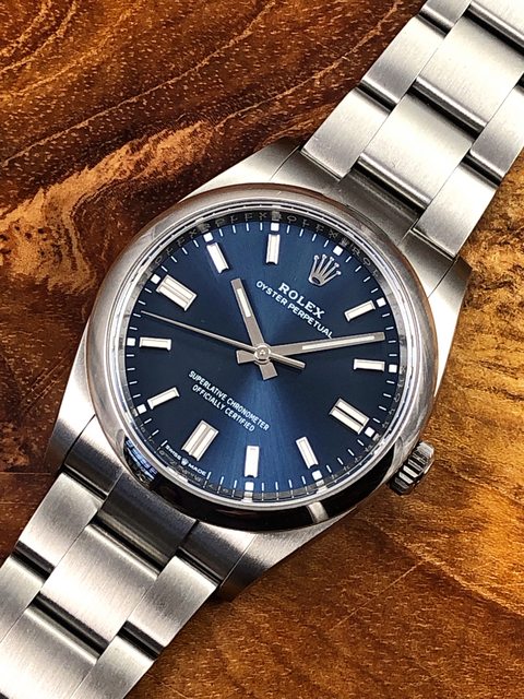 Rolex op outlet 36 blue