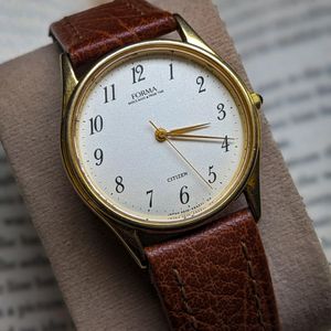 Citizen Eco-Drive Titanium Quartz Watch 7878-H16714 34mm From