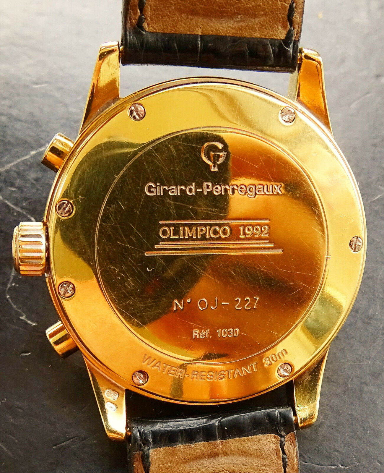 Girard Perregaux Olimpico 1992 Gelb Gold 18K 750 Automatik