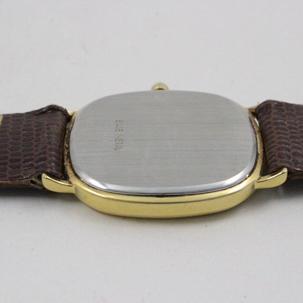 Used Longines QWR quartz men s watch Gold GP Not original belt L4