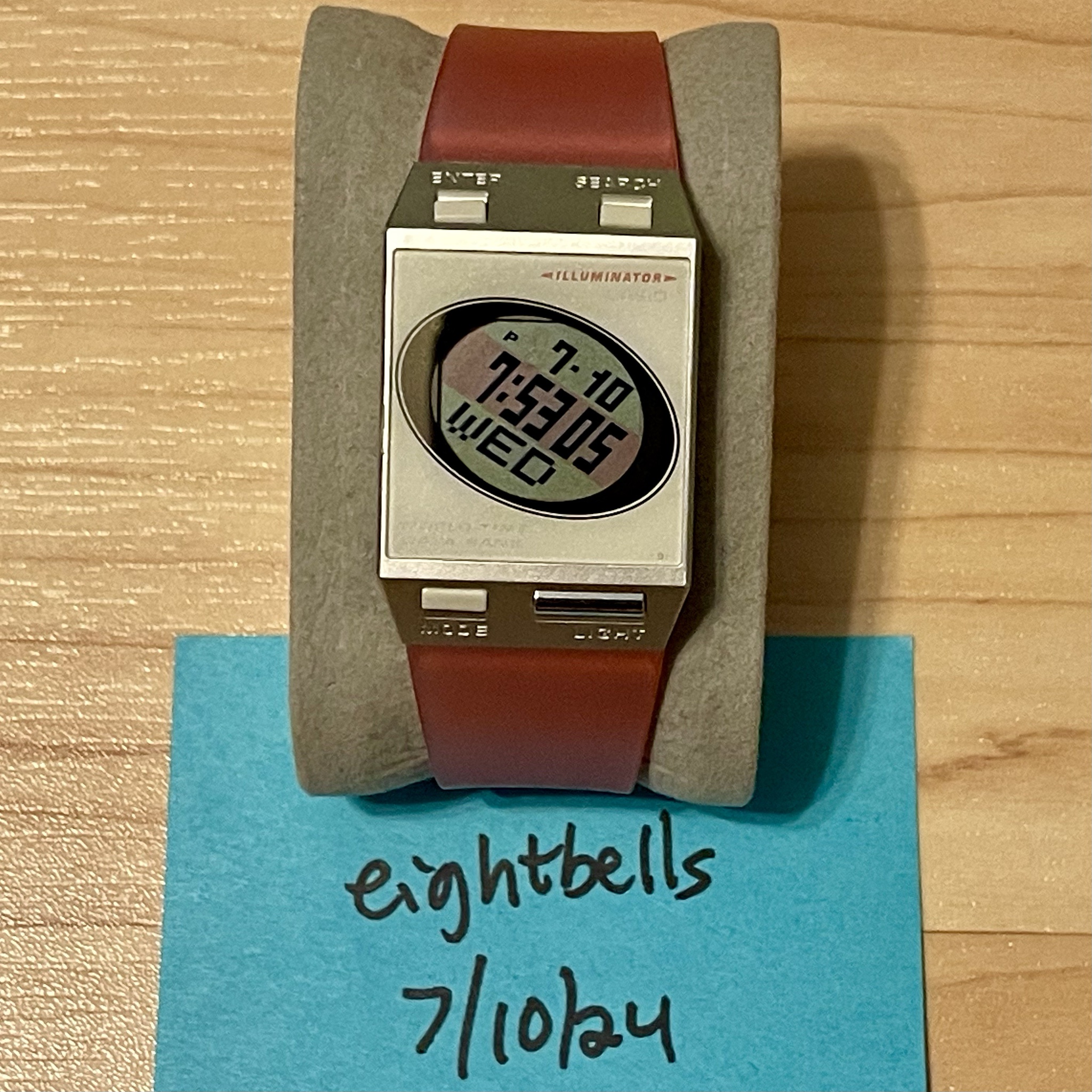 WTS] Casio FS-00 Dual Time Film Watch Data Bank Digital 2190 