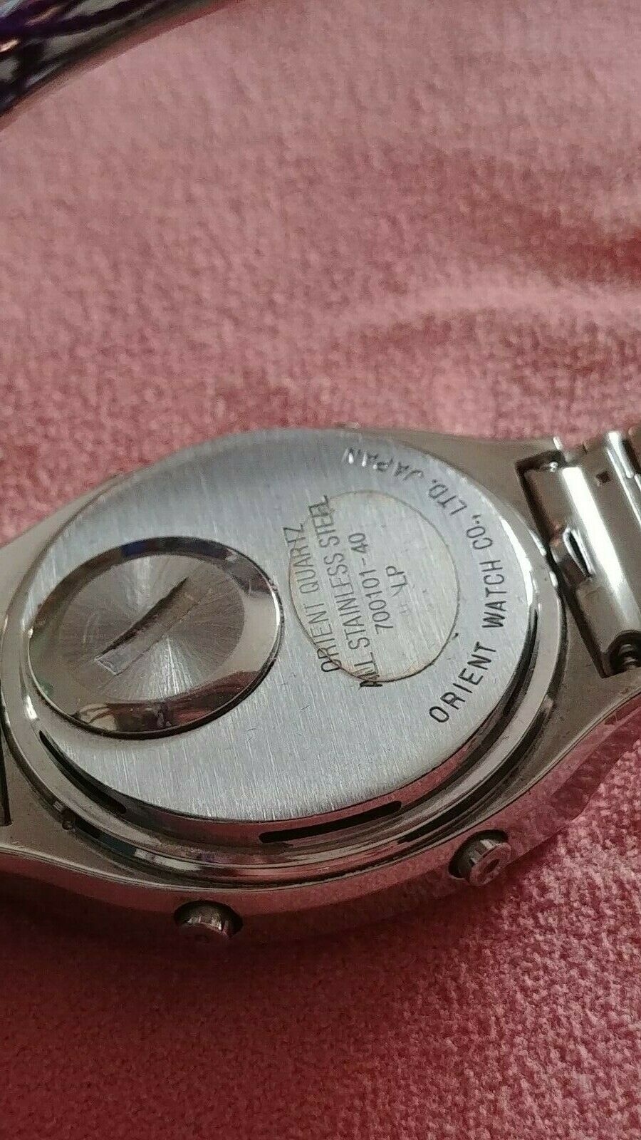 Vetro Minerale Originale Orient 16-H0769C-SI + Guarnizione, Compatibile Con Serie FEU07, Colore Argento