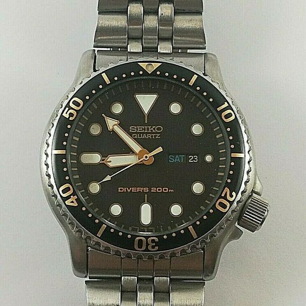 Vintage SEIKO Scuba Diver's 200m 7N36-7A0A Quartz Watch Japan Made Working  | WatchCharts