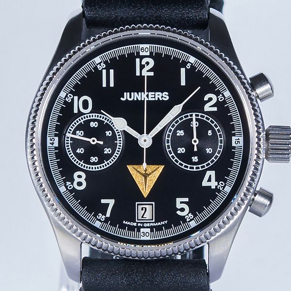 JUNKERS ユンカース 手巻き クロノグラフ cal.3133 サファイア 【公式