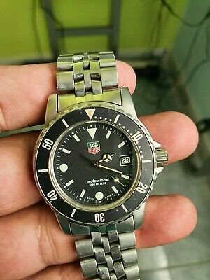 TAG HEUER 1500 PROFESSIONAL WD 1210 DO DIVER QUARTZ 200 METERS