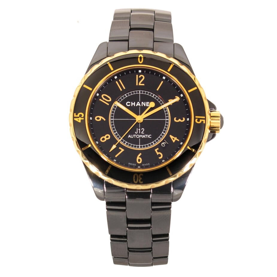 Pre Owned Chanel Limited J12 3125 ref. H2918 Ceramic and Gold With Audemars Piguet movement WatchCharts Marketplace