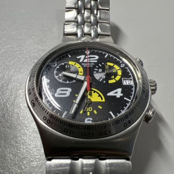 上品なファッション Race Technical Irony WATCH SWATCH Mens WatchCharts | YCS469G 手提げ・レッスンバッグ・入園グッズ