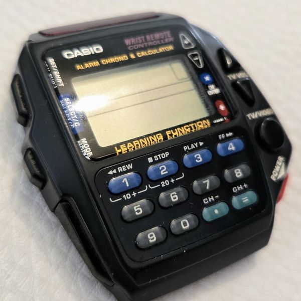 Casio Cmd-40 remote control watch. For Parts Not Working. Damaged Lug ...