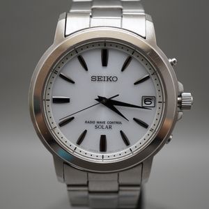 SEIKO SOLAR RADIO WAVE CONTROL 7B42-0AN0 Mens Watch Japan SEIKO SOLAR RADIO WAVE CONTROL 7B42-0AN0 Mens Watch Japan