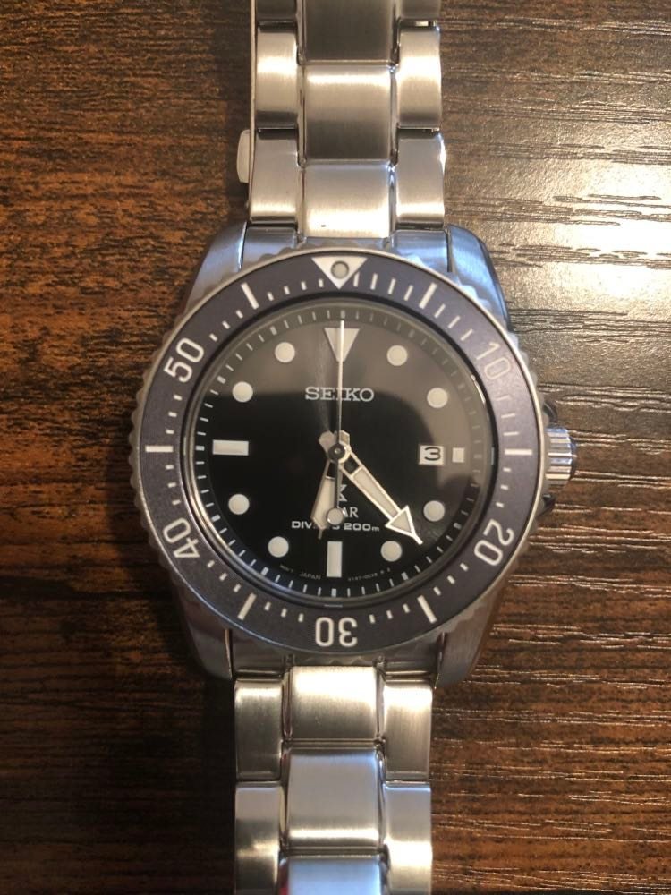 FS: Seiko Prospex SNE569 Solar Diver Grey w/bracelet | WatchCharts