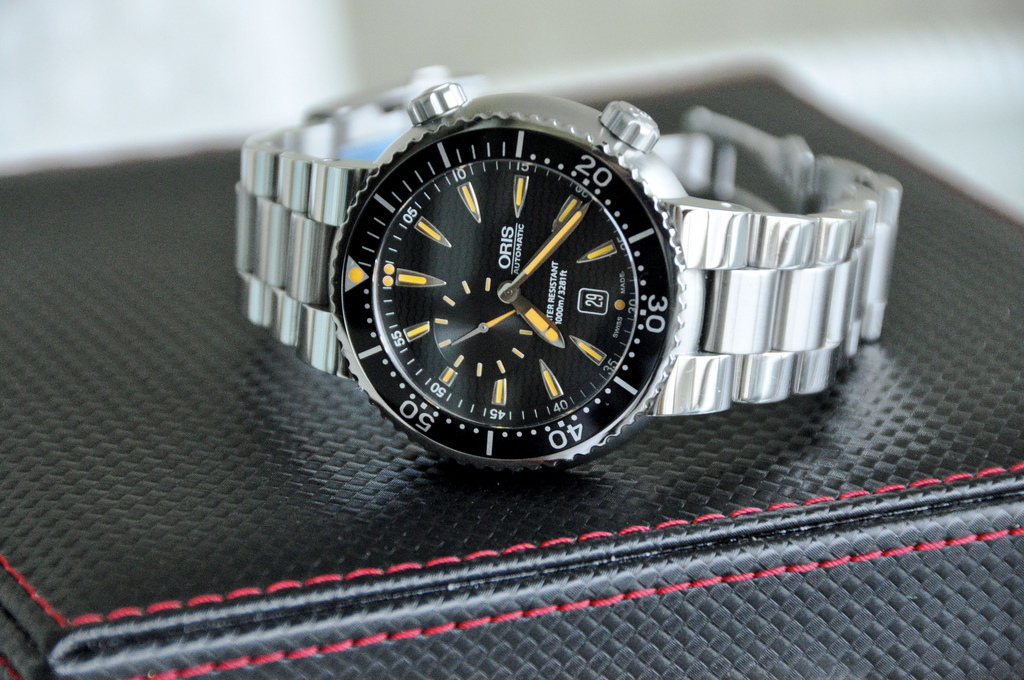 oris diver orange