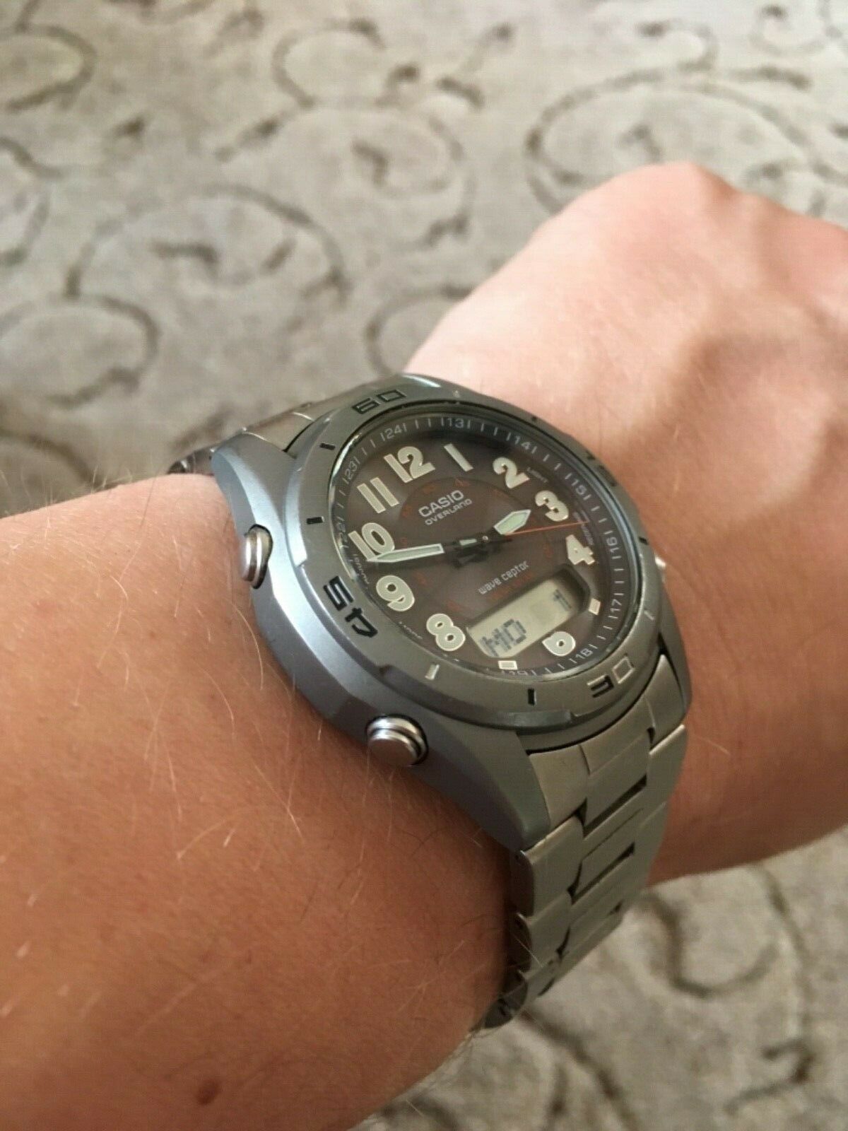 Casio Titanium Overland Waveceptor Tough Solar OAW-100 Mod