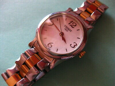 TISSOT 1853 ALL ST.STEEL MOTHER OF PEARL LADIES WATCH T028210A