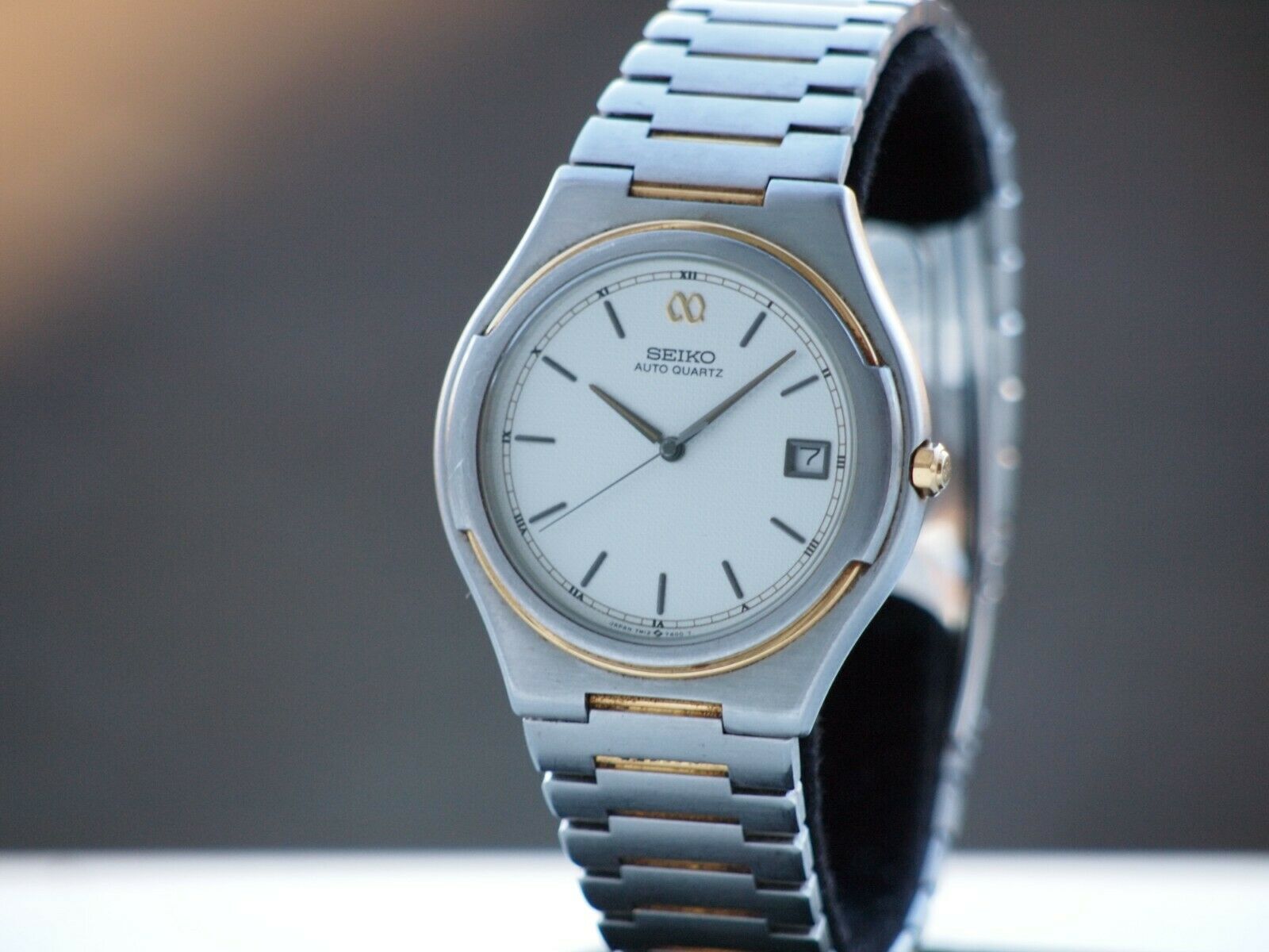 Rare Seiko Auto quartz Date watch, cal. 7M12-7A00, in great 