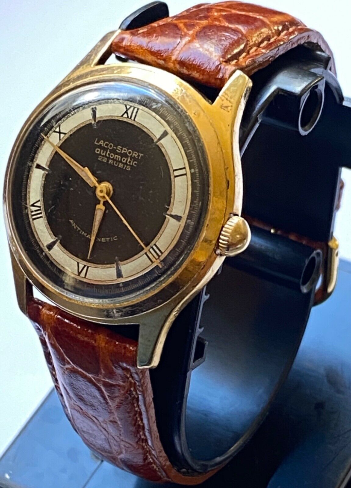 Gents Vintage Laco Sport Automatic 22 Rubis Rare Watch