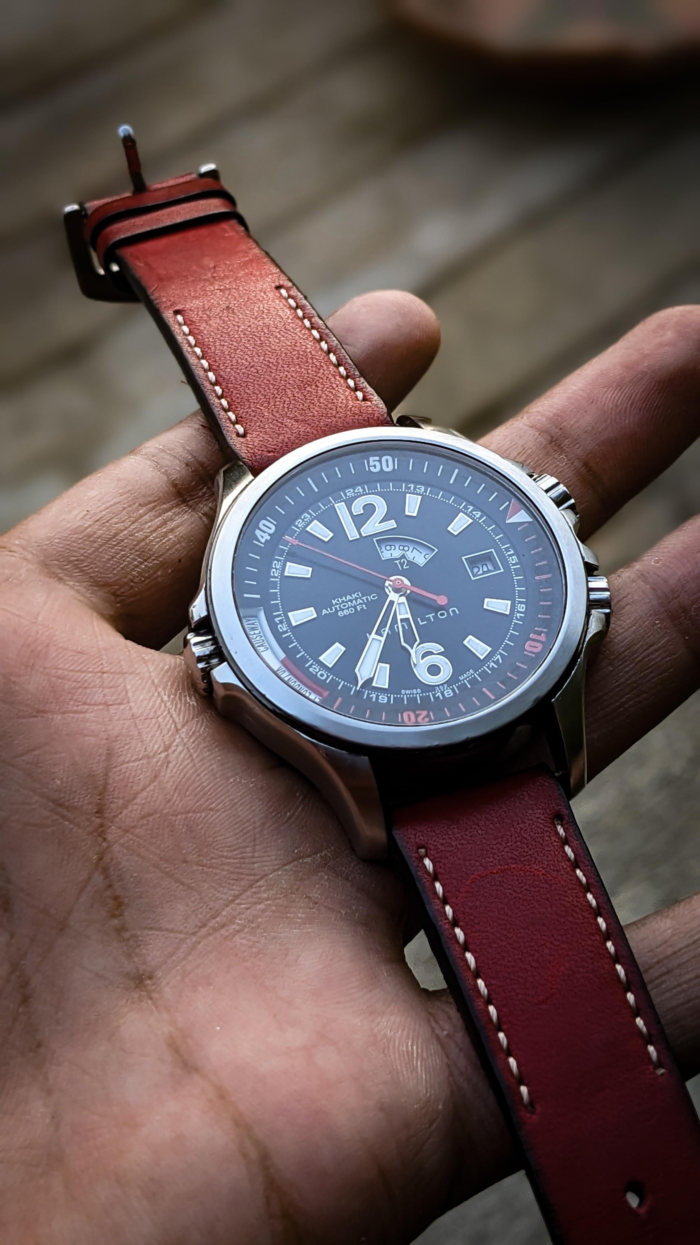 WTS] Hamilton Khaki ✨????Navy GMT h77555735 Men's Watch in 520