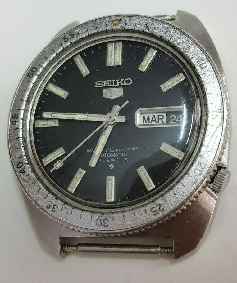 Vintage Seiko Divers Apollo 13 - Gene Kranz model 6119 8460 automatic watch  | WatchCharts