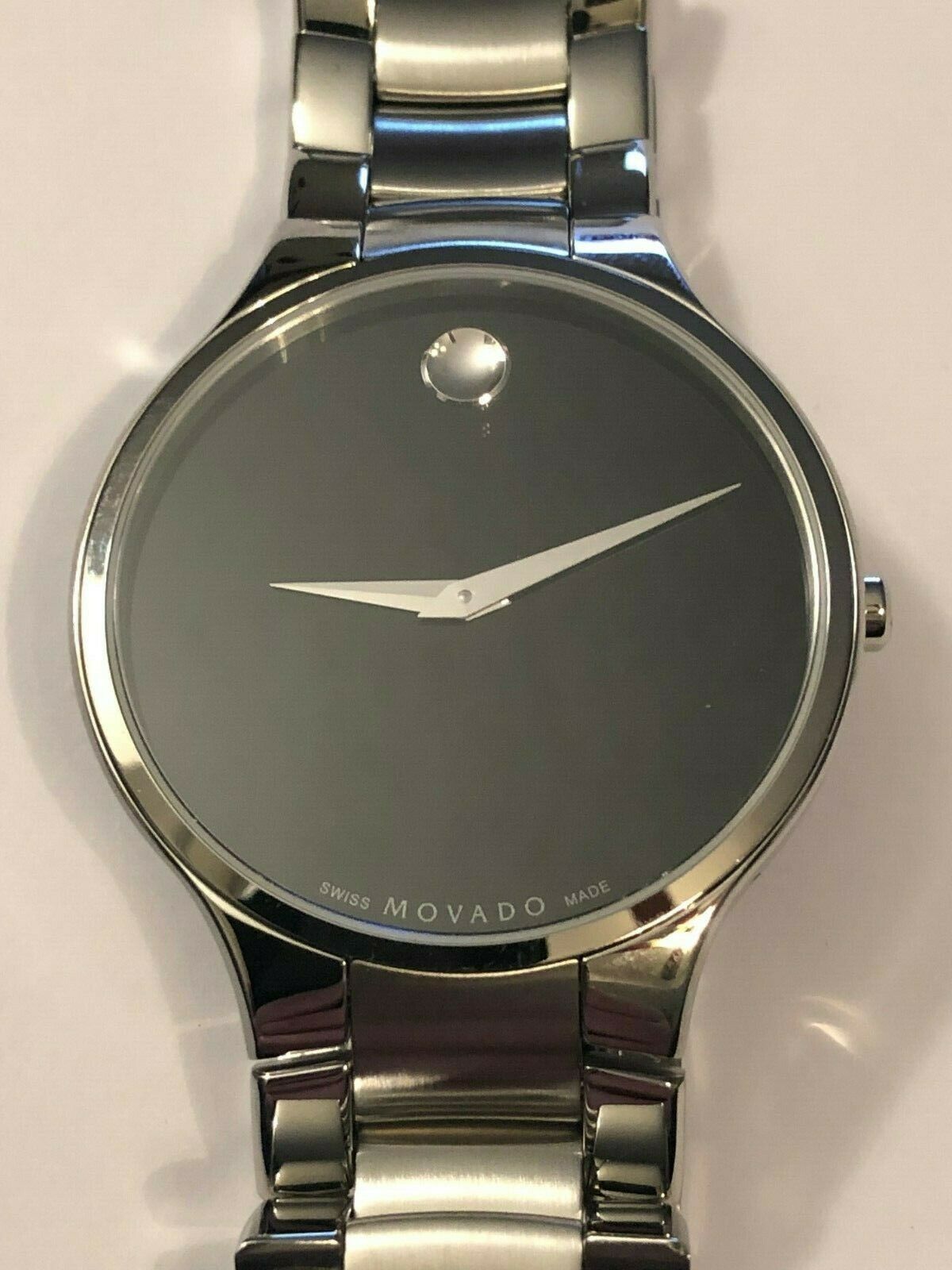 MOVADO Serio Quartz Black Dial Men's Watch Item No. 0607283