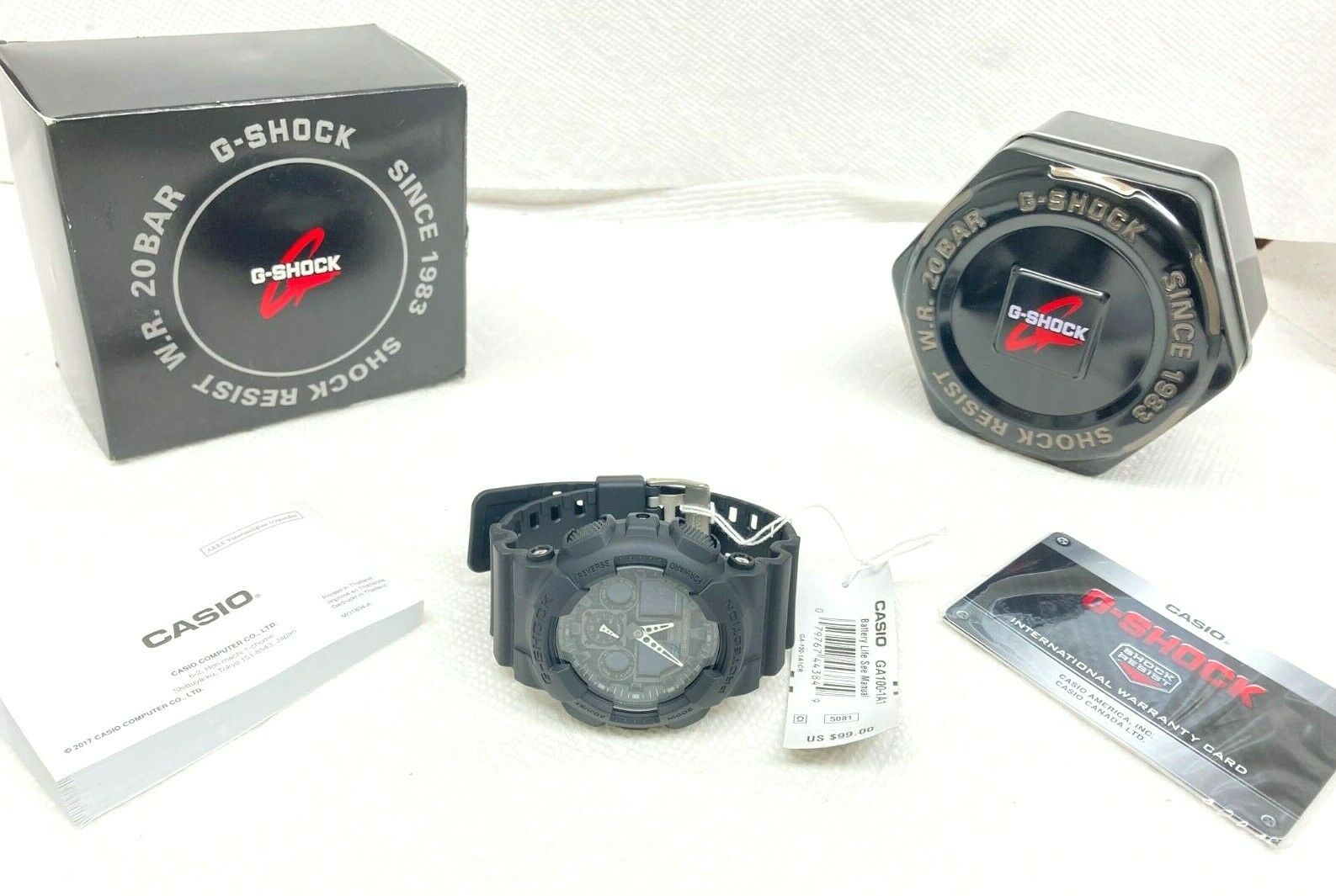 Casio G Shock Ga100 1a1 Wrist Watch For Men Watchcharts