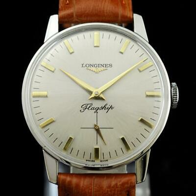 EXCELLENT LONGINES REF 8490 MANUAL WIND ST STEEL VINTAGE GENTS