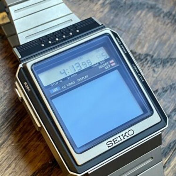 Rare Seiko TV Watch First Edition DXA001 1982 T0015000 James Bond