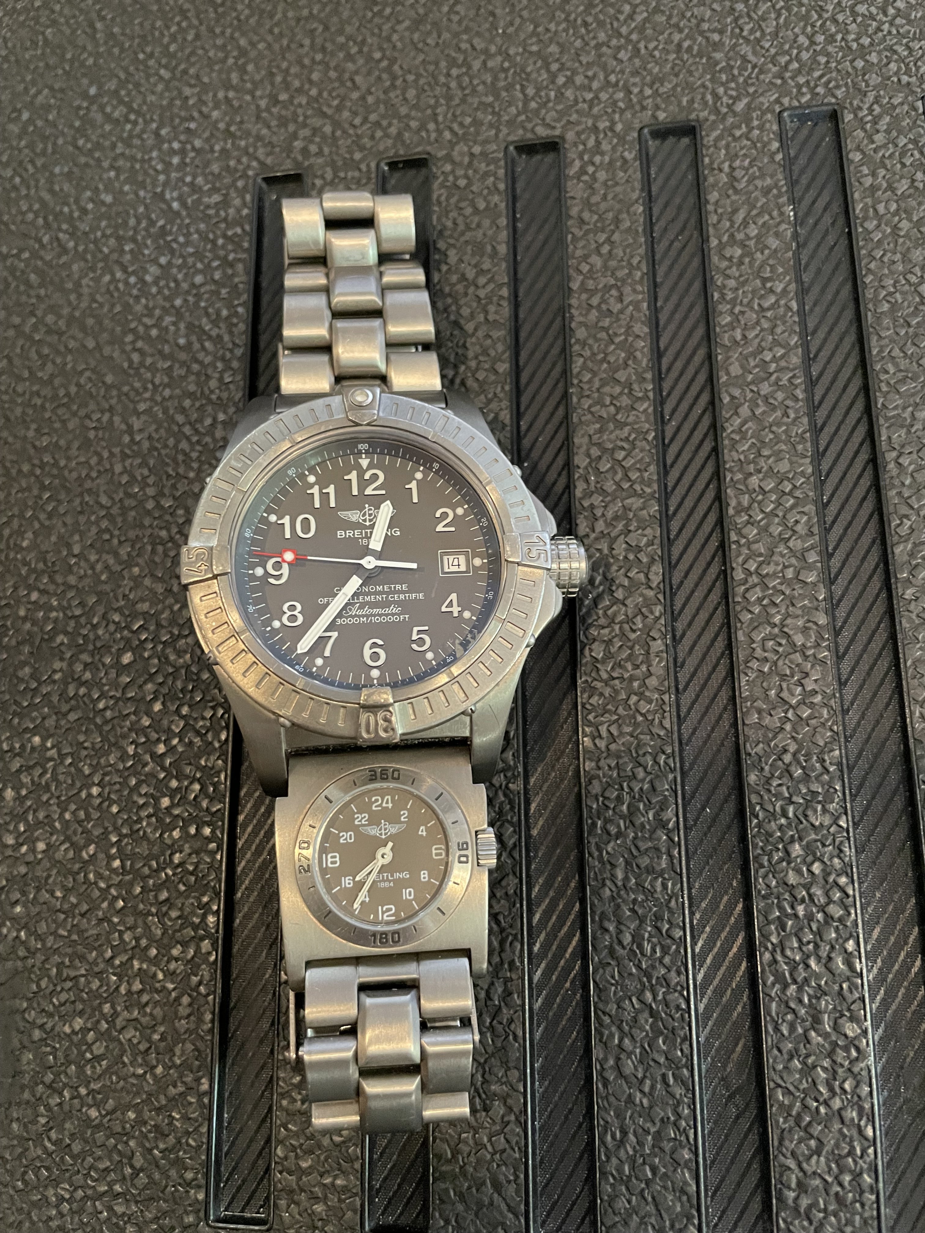 Breitling titanium clearance