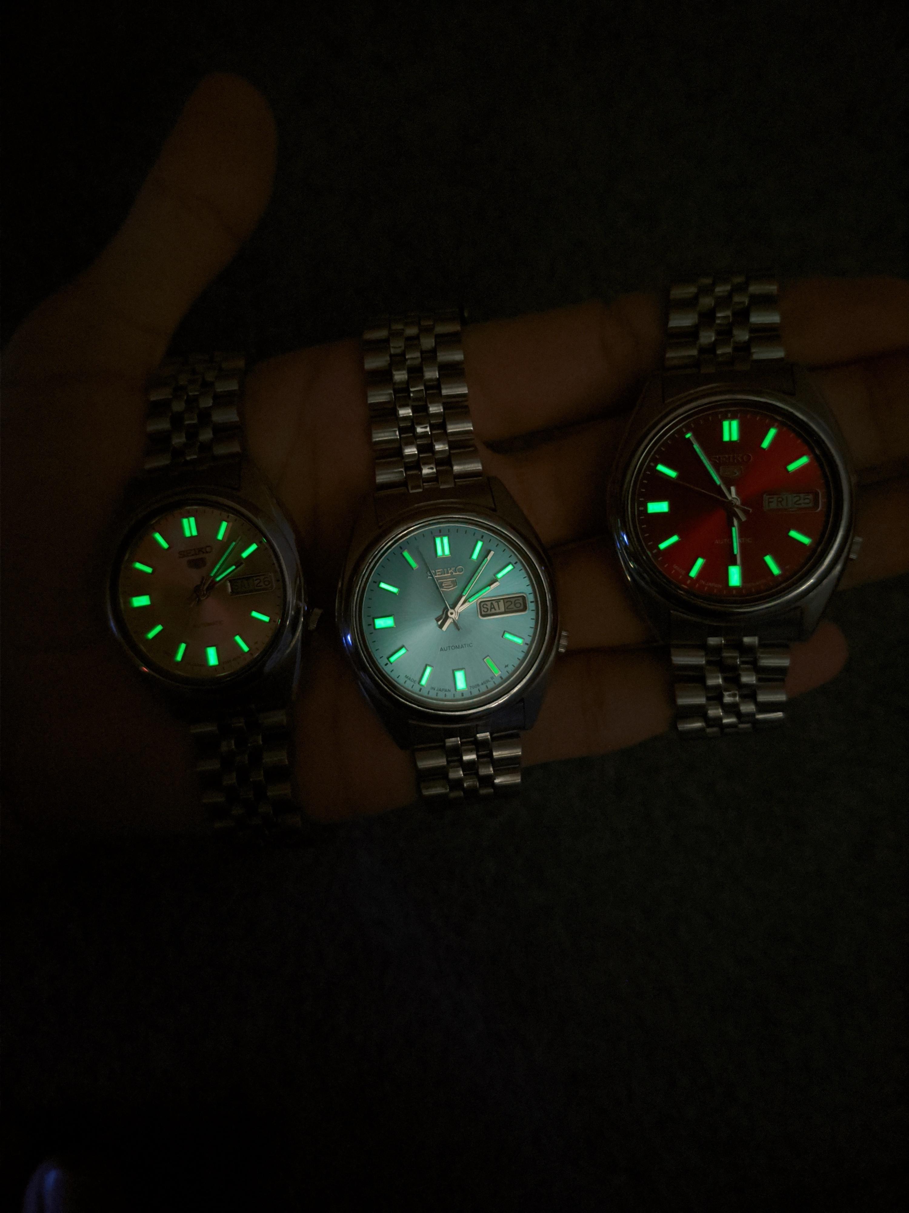 WTS] Beautiful Triple Set of Vintage Seiko 7009 Day Dates with