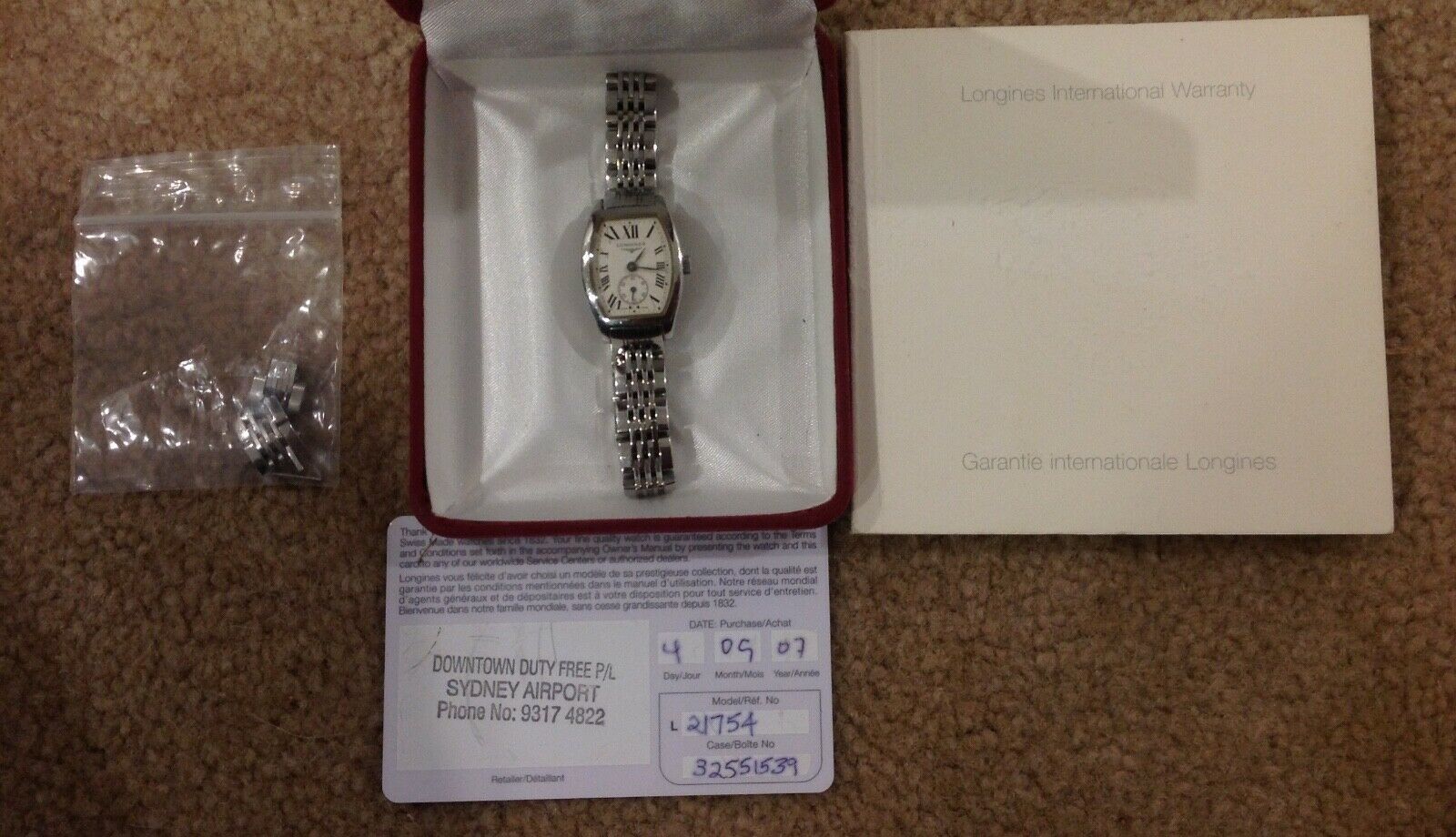 ELEGANT LONGINES EVIDENZA SILVER LADIES WATCH L2.175.4.71.6. RRP